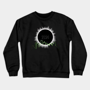 Eclipse 2024 - Dallas Skyline Crewneck Sweatshirt